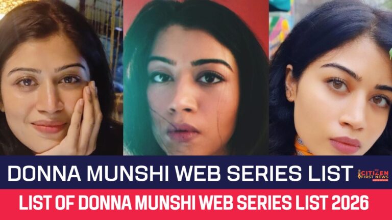 Donna Munshi Web Series List