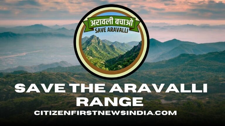 Save the Aravalli Range