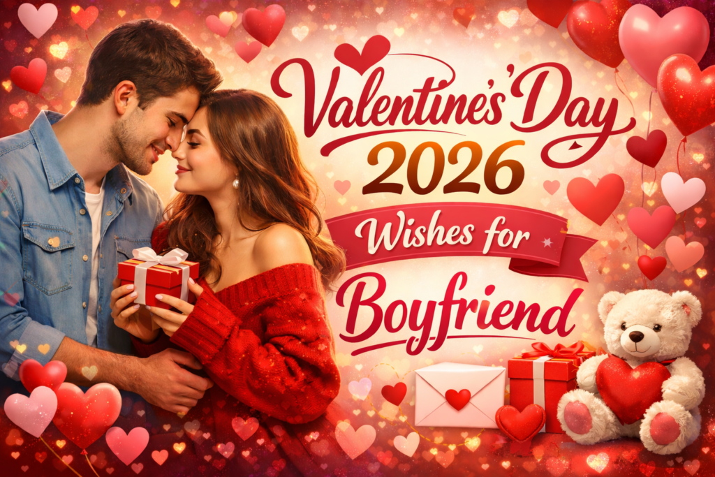 Valentine’s Day 2026 Wishes for Boyfriend