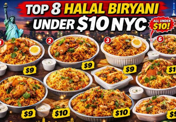 Top 8 Halal Biryani Under $10 NYC