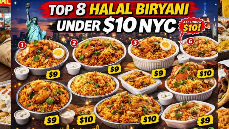 Top 8 Halal Biryani Under $10 NYC