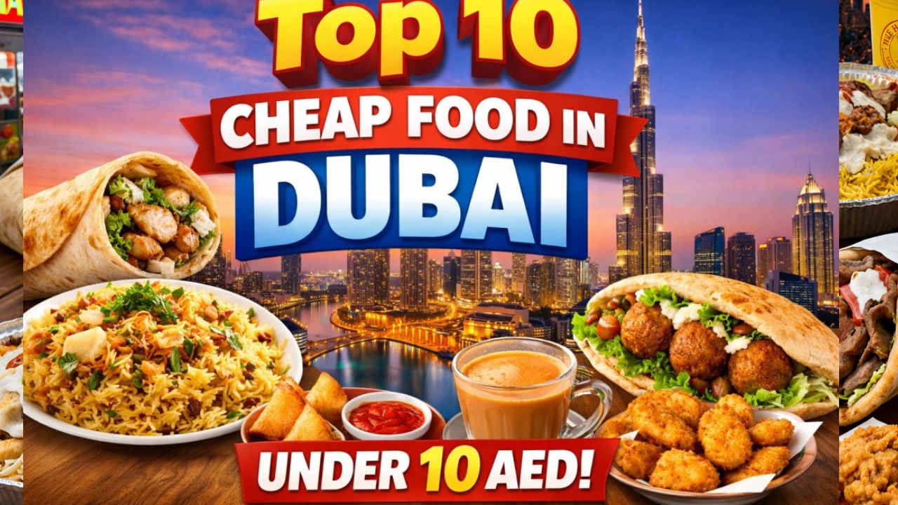 Top 10 Cheap Food in Dubai Under 10 AED