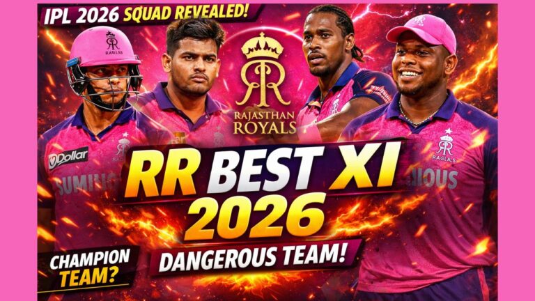IPL 2026: RR's best possible XI
