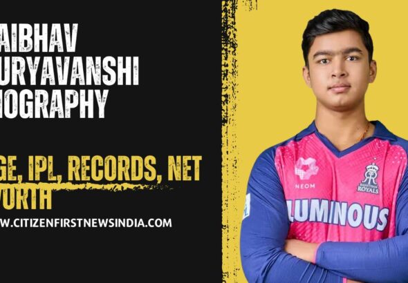 Vaibhav Suryavanshi Biography in English