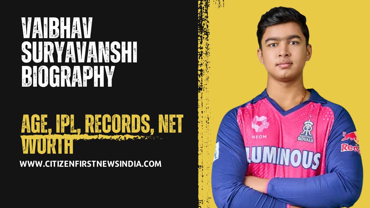 Vaibhav Suryavanshi Biography in English
