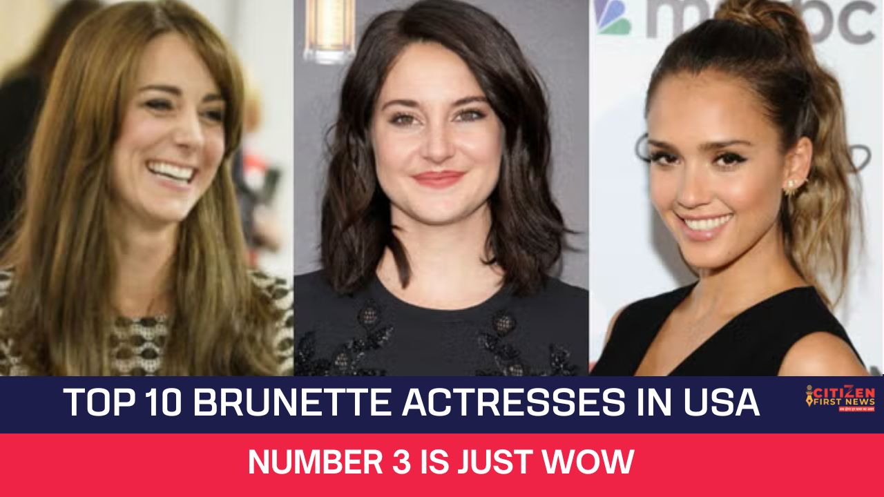 Top 10 brunette actresses in USA