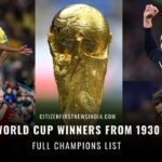 All FIFA World Cup Winners from 1930 to 2022