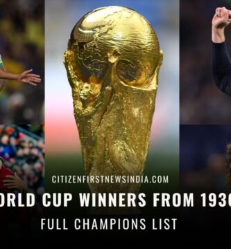 All FIFA World Cup Winners from 1930 to 2022
