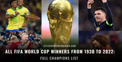 All FIFA World Cup Winners from 1930 to 2022
