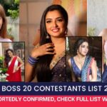 Bigg Boss 20 Contestants List 2026
