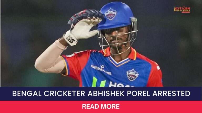 Bengal Cricketer Abhishek Porel Arrested