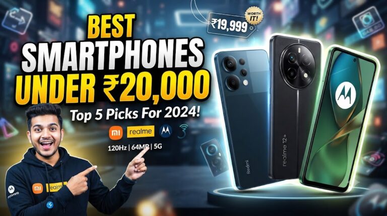 Best Smartphones Under ₹20,000
